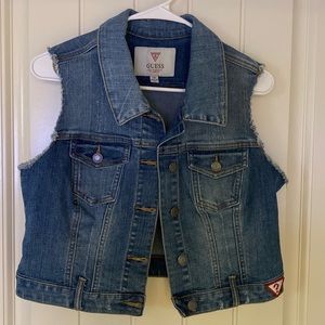Sleeveless Denim Vest